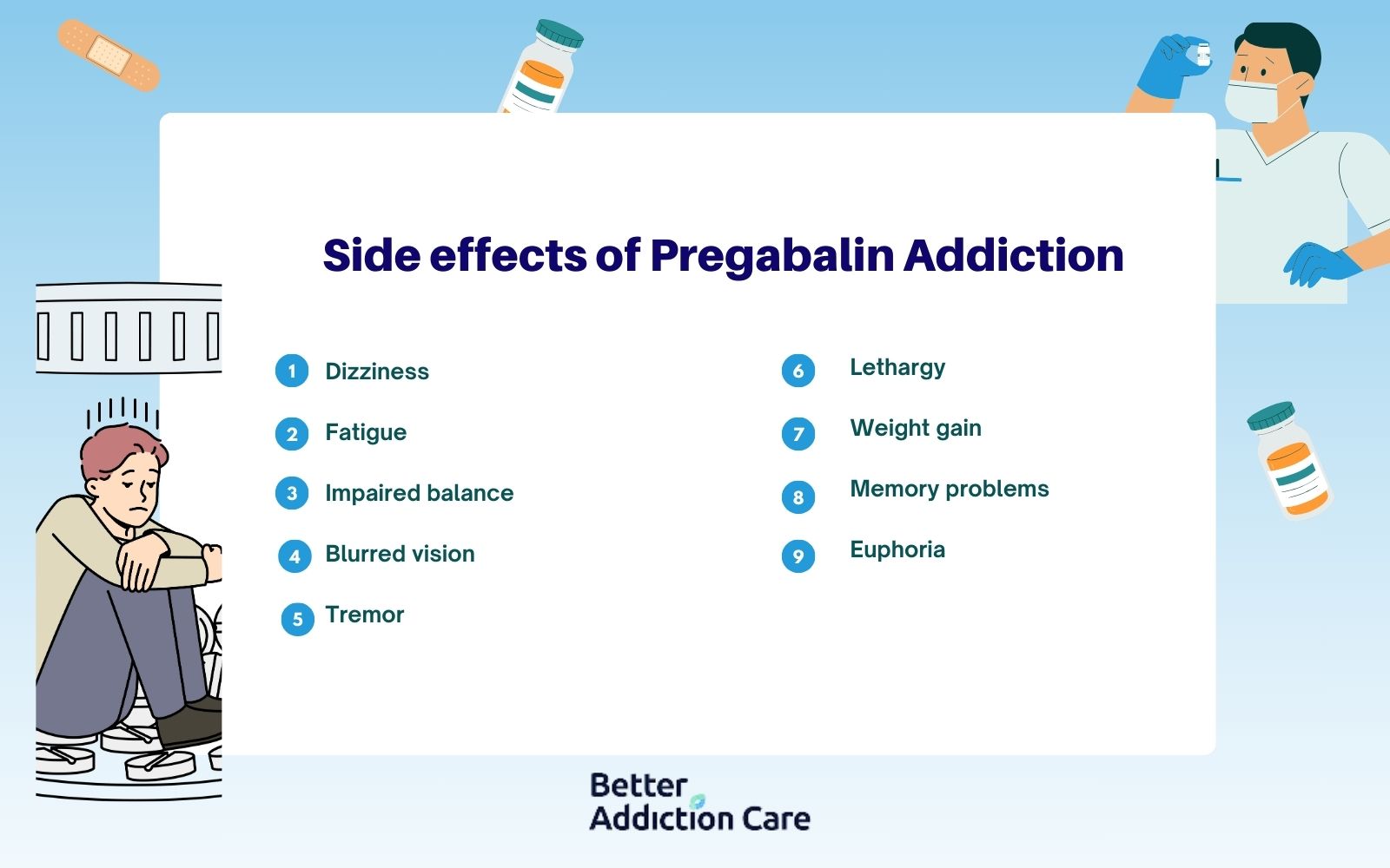 side effects of pregabalin addiction